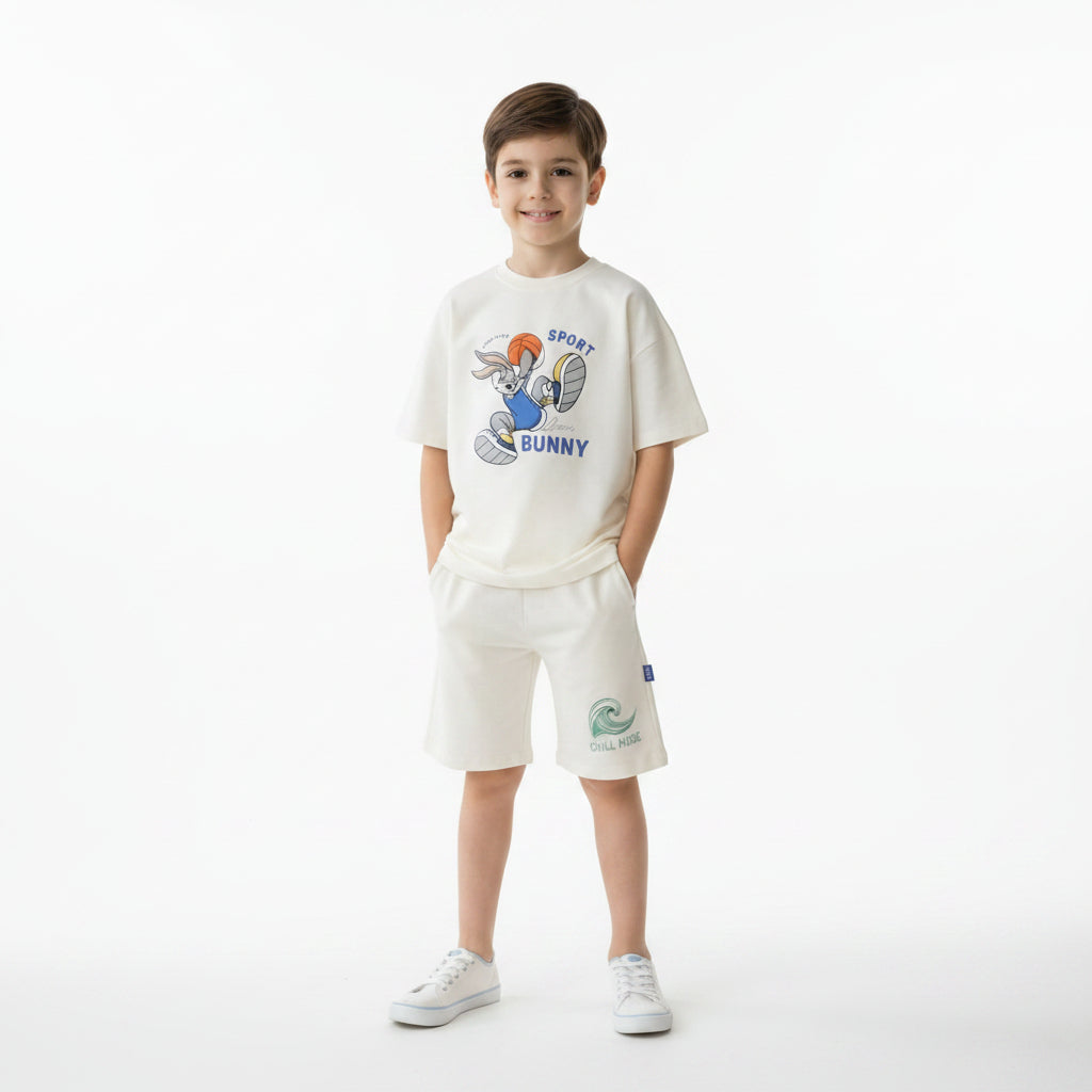 سوت اولادي اوفر سايز فيت  SPORT BUNNY