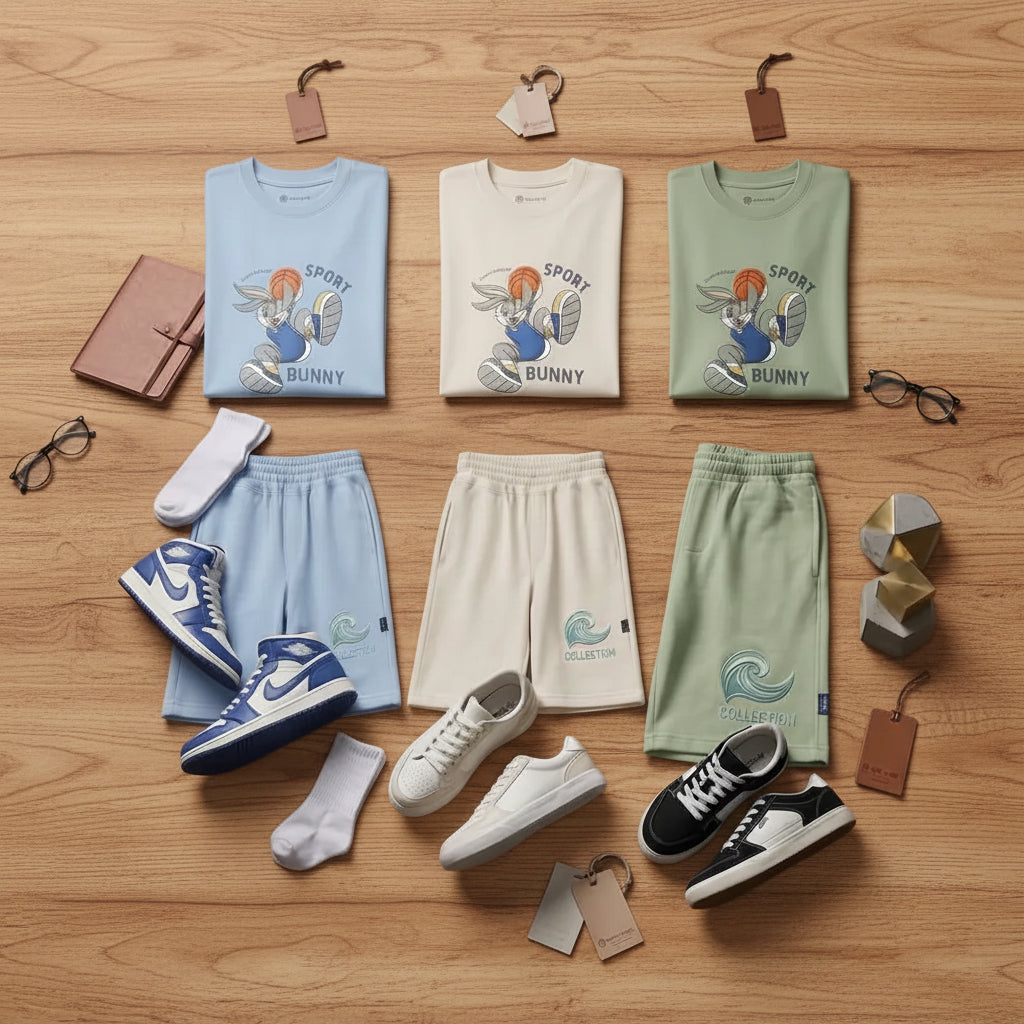 سوت اولادي اوفر سايز فيت  SPORT BUNNY